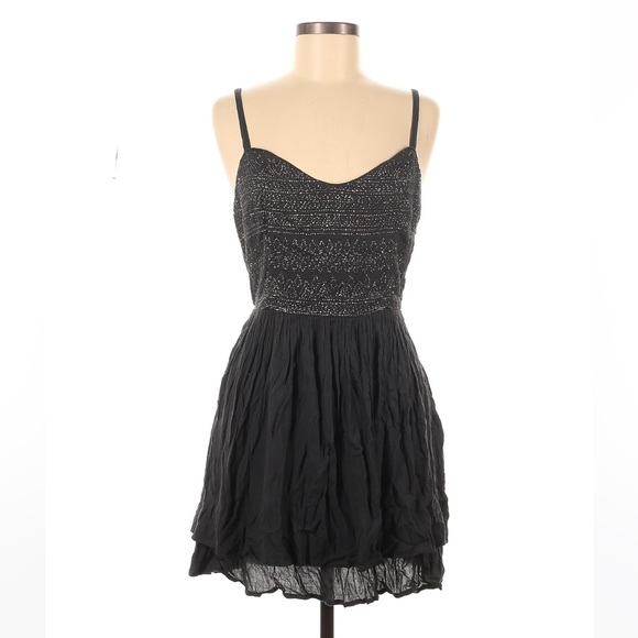 Hollister Dresses & Skirts - Hollister 100% Viscose Gray Sparkle Flowy Dress Size Medium